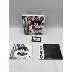 Madden Nfl 2002 Gameboy Advance Cib Tested And Working